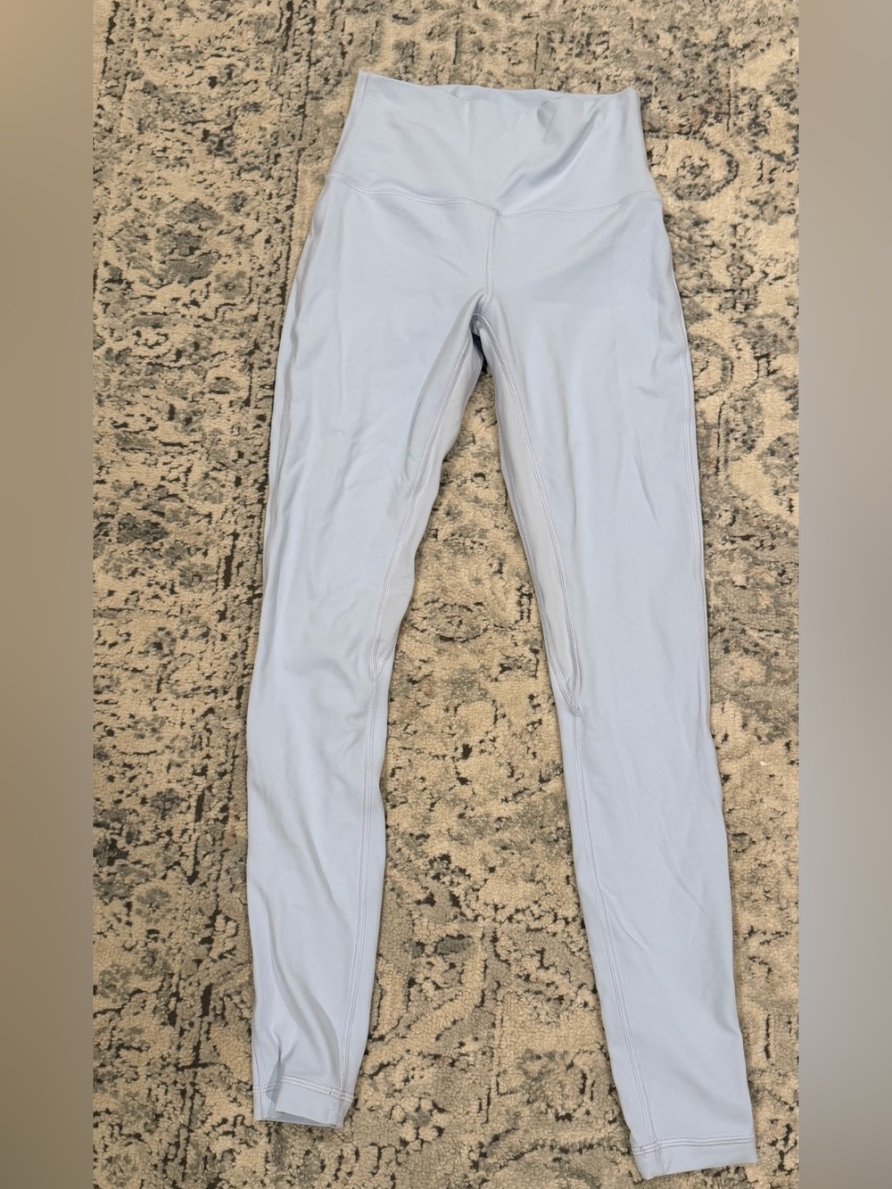 Lululemon Align High-Waist Light Blue Yoga Leggings 28inch long size 4
